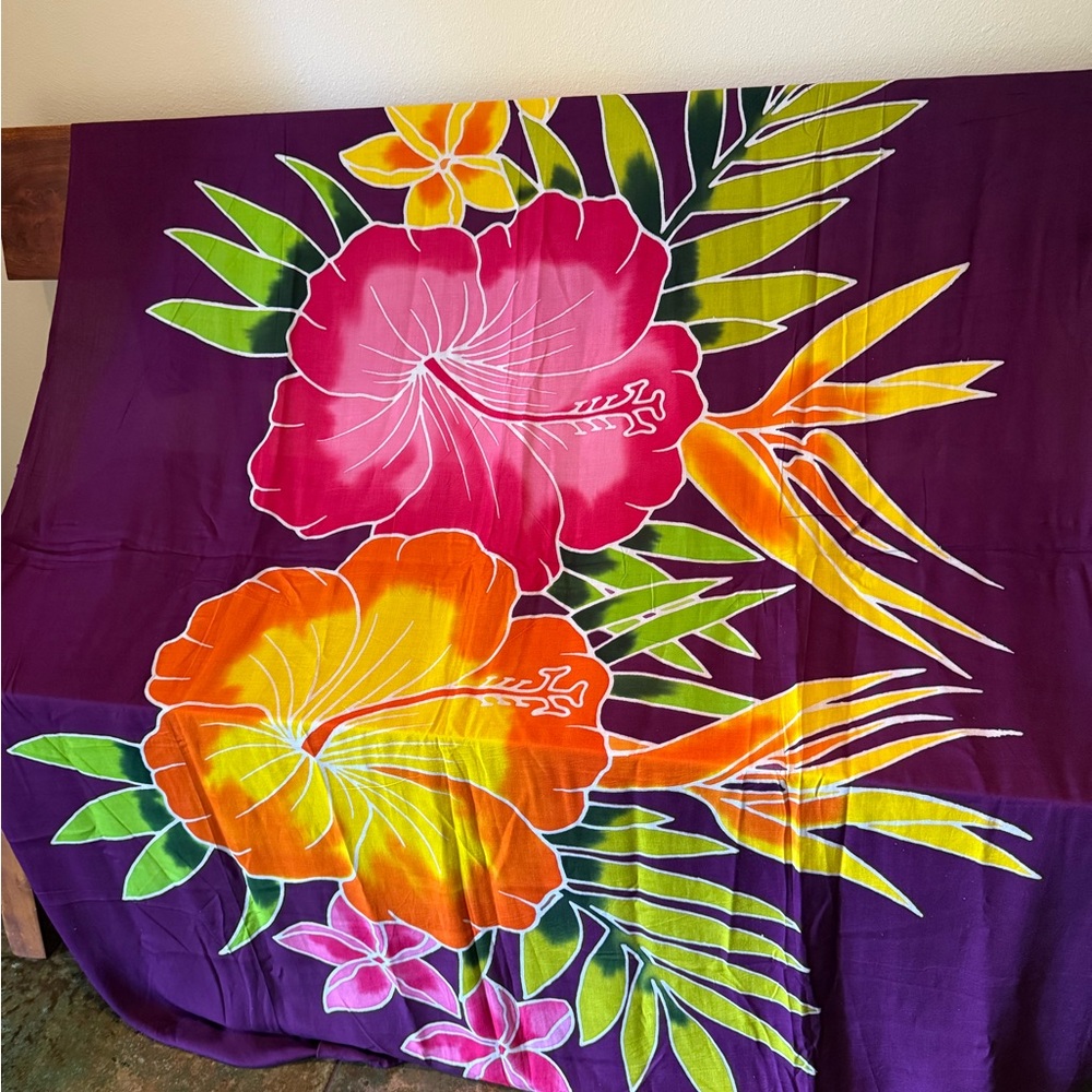 Tropical Floral Sarong